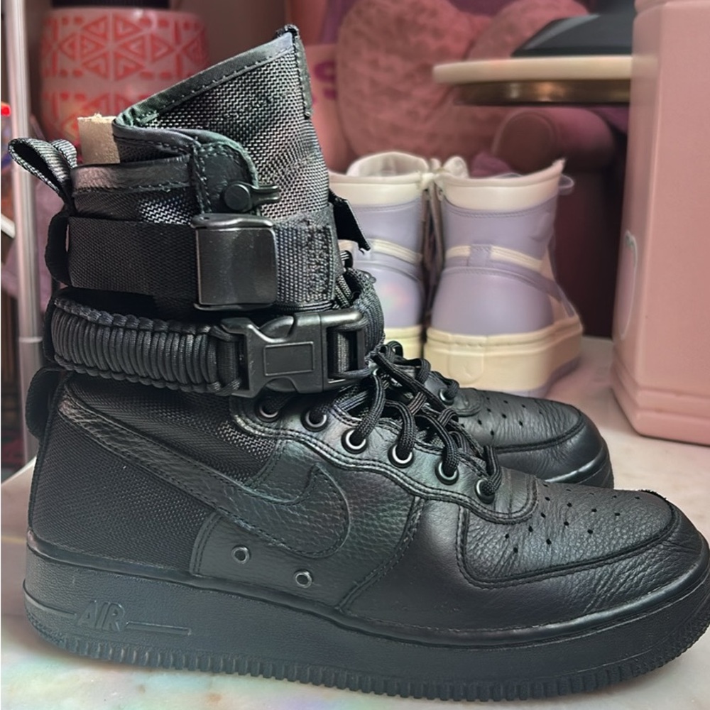 Nike Black Tactical High-Top Sneakers